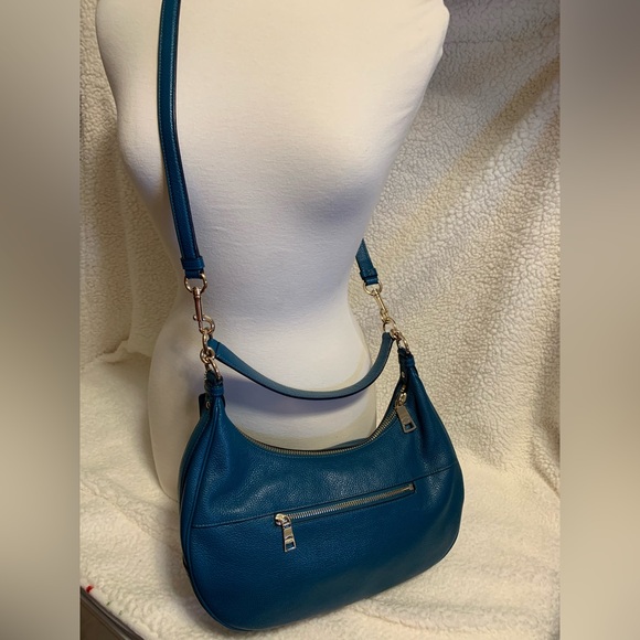 NWOT Coach East West Harley Deep Teal Hobo Bag - Picture 2 of 12